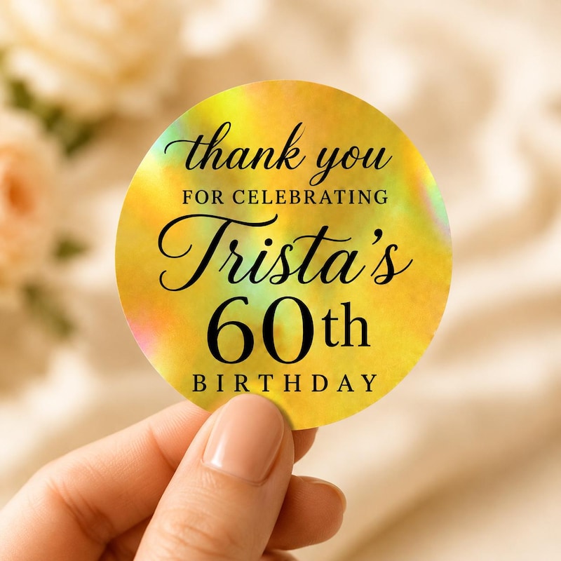 Sticker 60th Library Custom Stickers 60th - Etsy