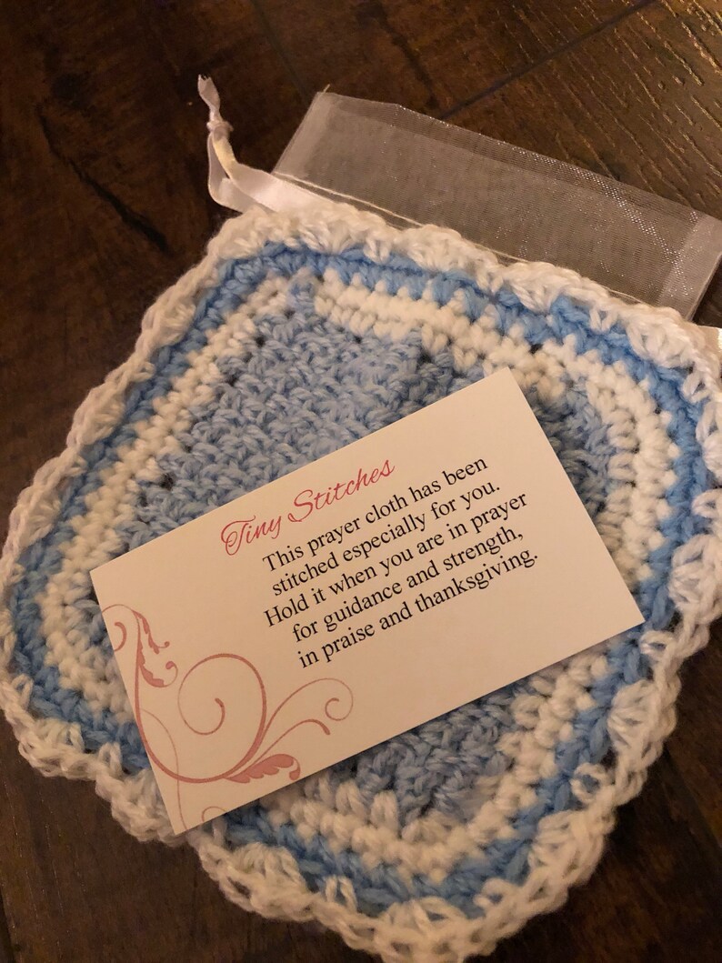 Prayer cloth inspirational prayer square gift pocket prayer Etsy