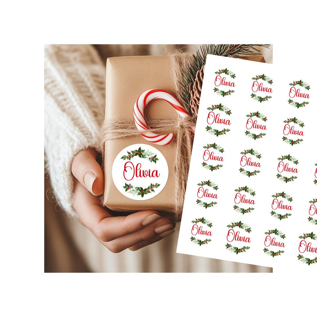 Biglietto Di Natale Con Glter Dorati Illustrazione di Stock