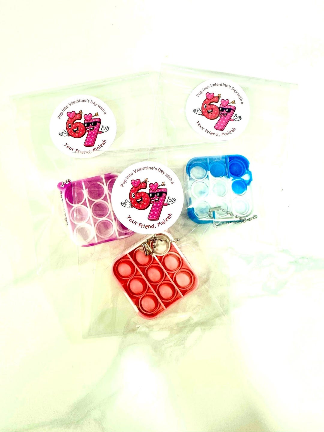 Pop It Valentine Favors – “pop Into Valentine’s Day With a 6-7 ...