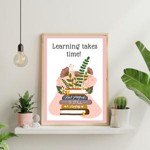 Aprender lleva tiempo Póster
