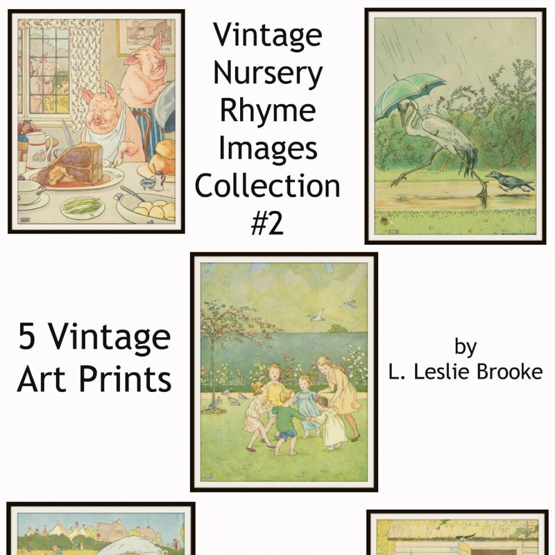 Nursery Rhyme Art - Etsy