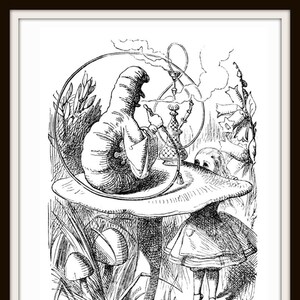 John Tenniel&#39;s Vintage Alice in Wonderland 101  Wall Decor, 8 x 10&quot;   Unframed Printed Art Image, Nursery Print
