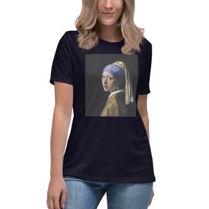 Johannes Vermeer "Girl With A Pearl Earring"  Women's Relaxed T-Shirt