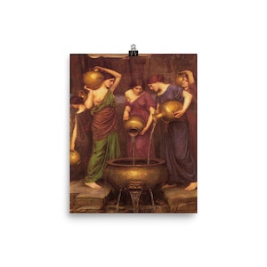 John William Waterhouse &quot;Danaides&quot; Art Print Reproduction Poster
