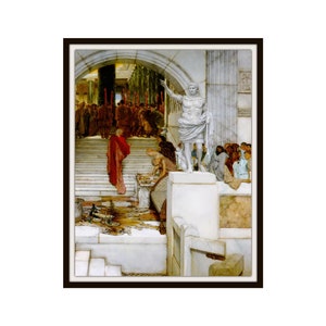 Lawrence Alma-Tadema &quot;After the Audience&quot; Giclee Art Print, Fine Art Reproduction  Unframed,  11 x 14&quot;,  Unframed