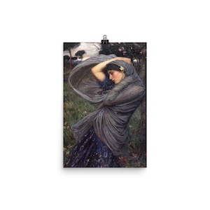 John William Waterhouse &quot;Boreas&quot; Art Print Reproduction Poster