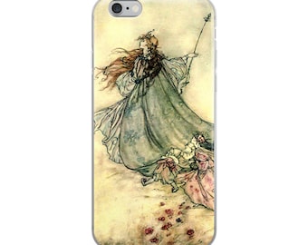 Arthur Rackham Queen of the Fairies iPhone Case, Rackham Art Phone Case