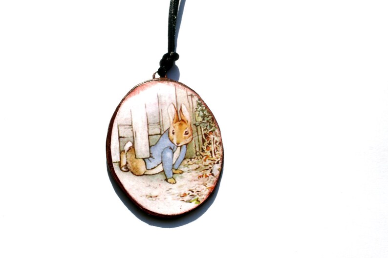 Peter Rabbit Under the Garden Fence Vintage Image by Beatrix Etsy