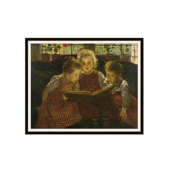 Walter Firle "The Fairy Tale" Fine Art Reproduction Giclee Art Prints Unframed 5 x 7",  8 x 10" or 11 x 14", Giclee Art Print