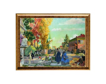Printed "Autumn Landscape" Autumn Giclée Fine Art Print Reproduction I Museum Quality Giclee Art Prints, Unframed | Fall Wall Decor