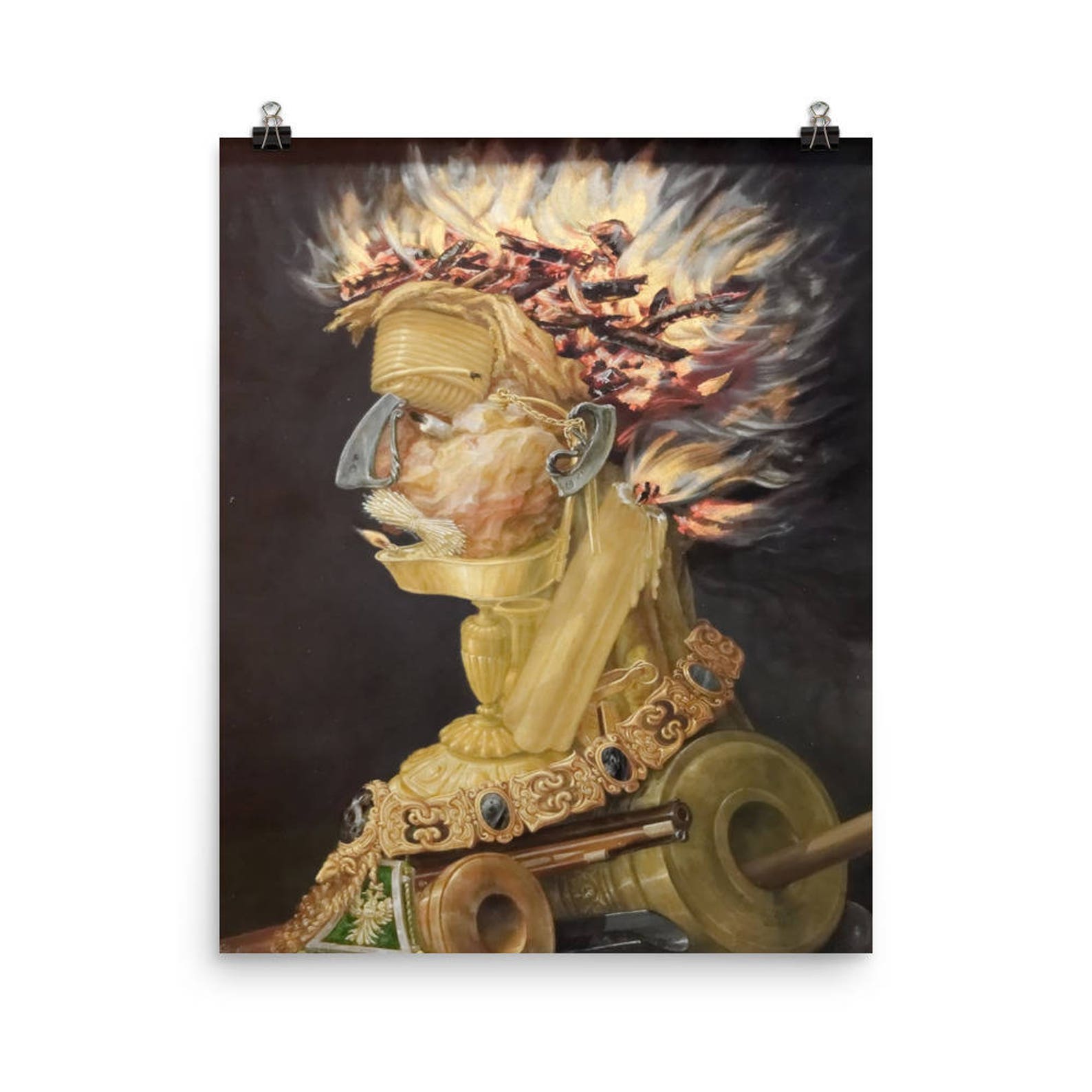 Giuseppe Arcimboldo Poster the Four Elements "fire" Poster - Etsy