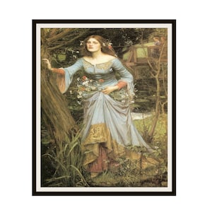 John William Waterhouse &quot;Ophelia&quot; Art Reproduction Giclee Art Print Unframed   Museum Quality Art Print, Waterhouse Art Print