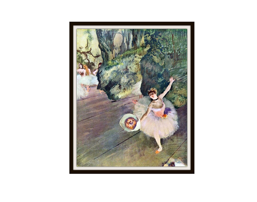 3dRose Edgar Degas 'Take A Bow Of Ballerinas' Gartenflagge – 30,5x45,7 Cm, Polyester, Einseitig Bedruckt
