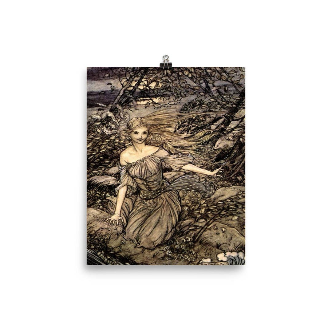 Arthur Rackham Undine Art Print Reproduction Poster Photo Poster - Etsy