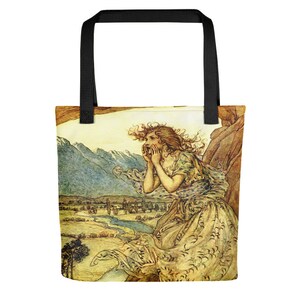 Vintage Arthur Rackham Fairy Tale IllustrationTote bag