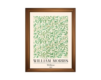 Printed William Morris Art Poster #25 – Vintage Arts and Crafts Botanical Wall Art Print –  Museum-Quality Victorian Pattern Fine Art Decor