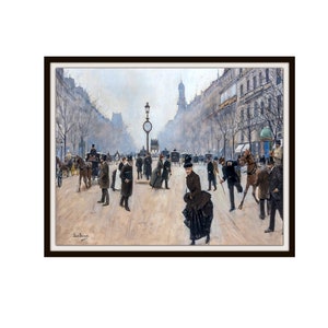 Jean Béraud &quot;Carrefour Drouot&quot;  Fine Art Reproduction Giclee Art Print Unframed  8 x 10&quot; or 11 x 14&quot;  Art Prints, Wall Decor