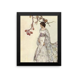 Arthur Rackham Fairies Framed poster