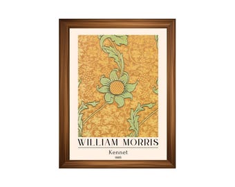 Printed William Morris Art Poster #23 – Vintage Arts and Crafts Botanical Wall Art Print –  Museum-Quality Victorian Pattern Fine Art Decor
