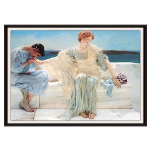 Lawrence Alma-Tadema &quot;Ask Me No More&quot; Giclee Art Print, Fine Art Reproduction  Unframed, 11 x 17 or  12 x 18 &quot;,  Unframed