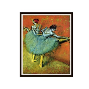 Edgar Degas Dancers at the Bar Fine Art Reproduction Giclee Art Prints  Unframed   8 x 10&quot; or 11 x 14&quot;  Art Prints, Wall Decor