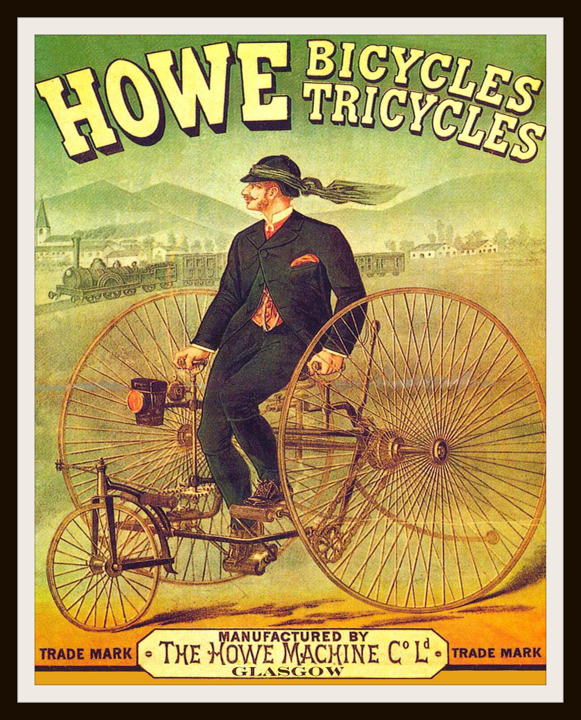 Poster Biciclette Antiche Di Valore Bicicletta Dell'annata