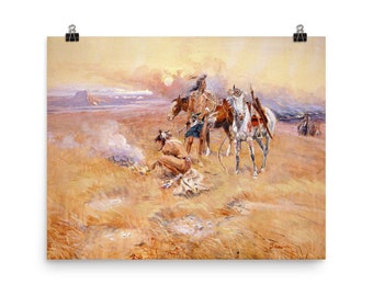 Charles Marion Russell バッファロー ブロンズ像 西部美術 Charles