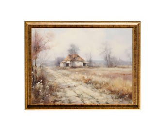 Printed "Autumn Landscape" Autumn Giclée Fine Art Print Reproduction I Museum Quality Giclee Art Prints, Unframed | Fall Wall Decor