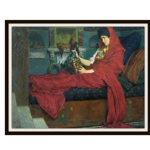 Lawrence Alma-Tadema &quot;Agrippin With Ashes&quot; Giclee Art Print, Fine Art Reproduction  Unframed,  11 x 14&quot;,  Unframed