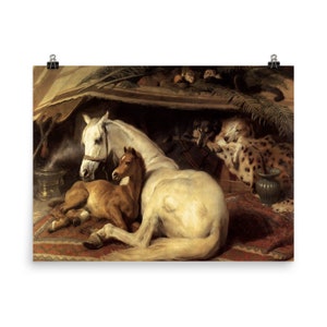 The Arab Tent by Edwin Landseer Art Print Reproduction Poster
