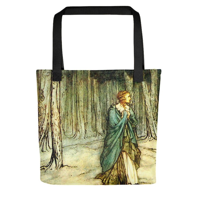 Vintage Arthur Rackham Fairy Tale IllustrationTote bag