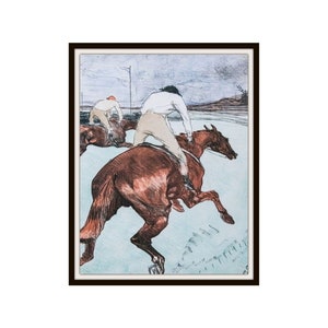 Toulouse Lautrec  &quot;The Jockey&quot;   Art Reproduction Giclee Art Print Unframed     8 x 10&quot; or 11 x 14&quot;,  Museum Quality Art Print