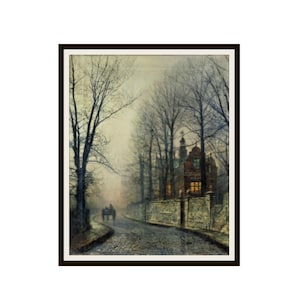 John Atkinson Grimshaw Fine Art &quot;A Victorian Evening&quot; Reproduction Giclee Art Prints  Unframed 5 x 7&quot;,  8 x 10&quot; or 11 x 14&quot;