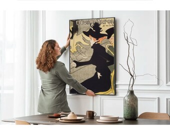 トゥールーズ ロートレック ポスター「Divan Japonais」アート複製