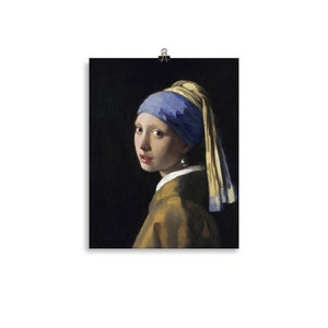 Johannes Vermeer "Girl With The Pearl Earring" Poster