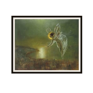 John Atkinson Grimshaw Fine Art &quot;Spirit of the Night&quot; Reproduction Giclee Art Prints  Unframed 5 x 7&quot;,  8 x 10&quot; or 11 x 14&quot;
