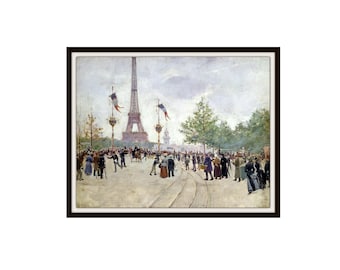 Jean Beraud - Le boulevard Saint-Denis à Paris (1899) Reproduction