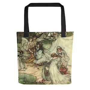 Sac Arthur Rackham conte de fée Illustration Sac cabas Vintage