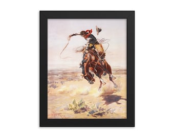 1933 Evolution of the COWBOY Rodeo Reproduction Poster, Jo Mora Art ...