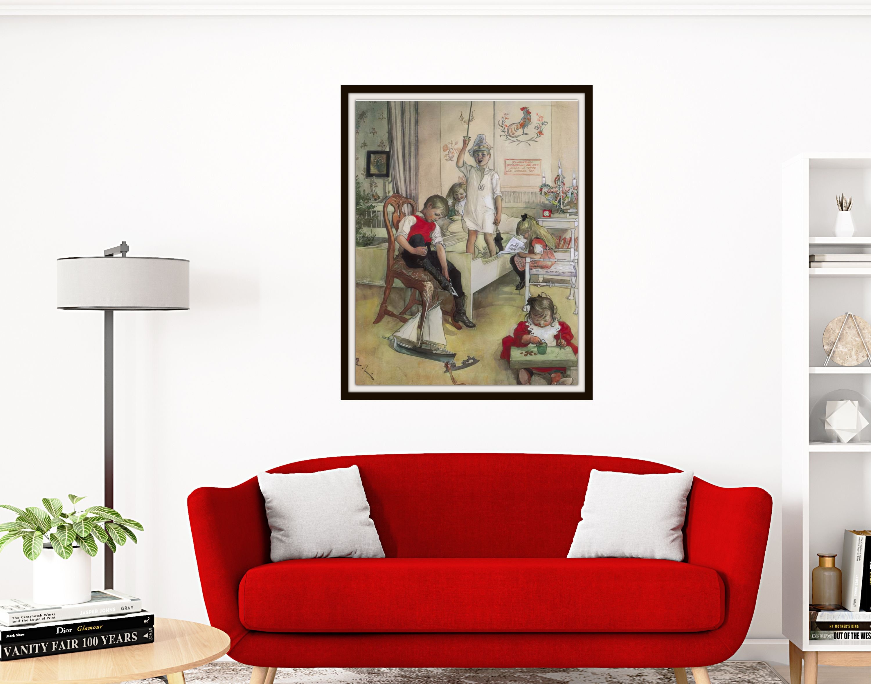 カール・ラーソン「クリスマスの朝」ジクレー アート プリント、額なし