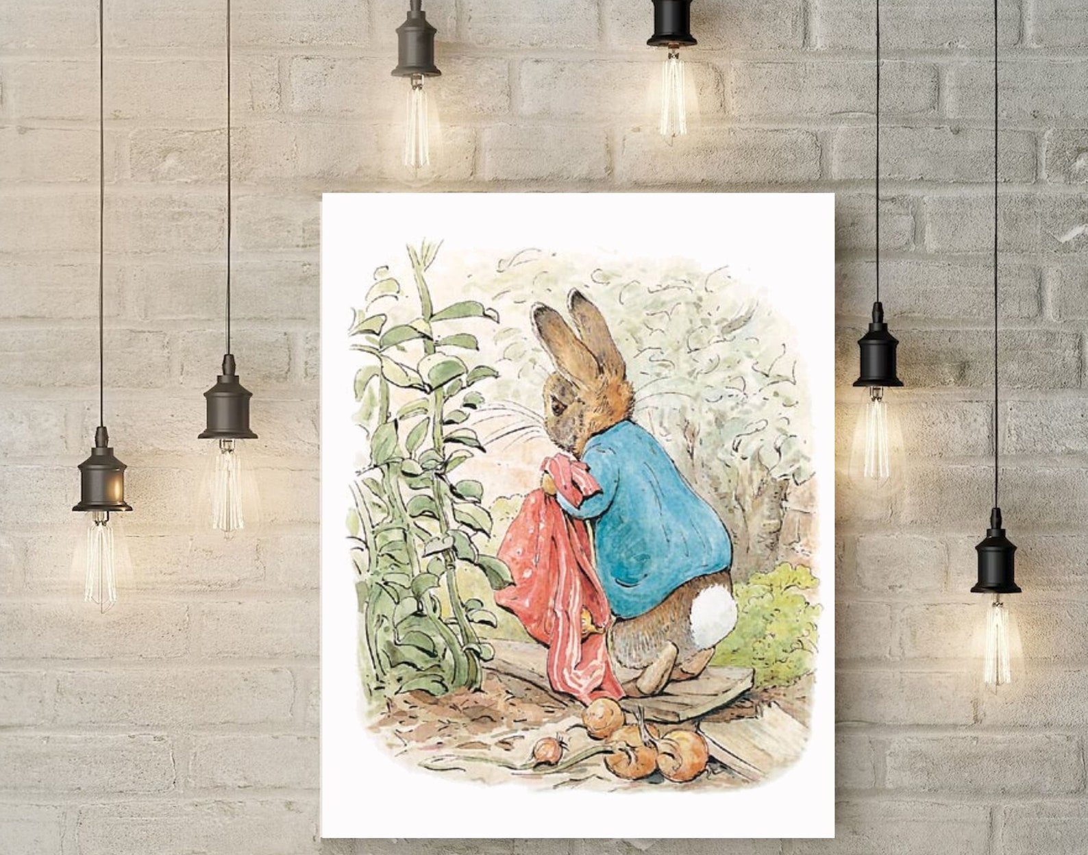 Printed Set of 6 Beatrix Potter Peter Rabbit Prints | Nursery Art ...