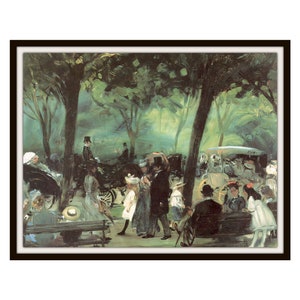William Glackens &quot;Drive in Central Park&quot;  Giclee Art Print, Fine Art Reproduction  Unframed, 8 x 10&quot;  or 11 x 14&quot;,  Unframed