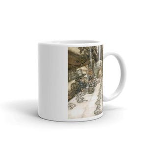 Arthur Rackham Alice in Wonderland Mug, Alice Mug, Wonderland Mug, Vintage Arthur Rackham Art