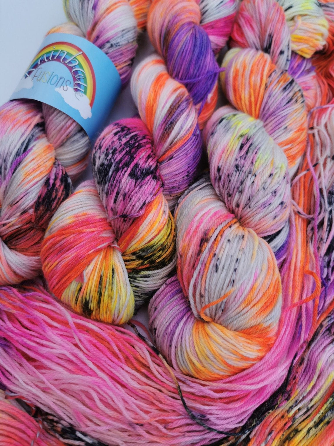 Glühende Glut Superwash Merino & Bambus Socke | Etsy