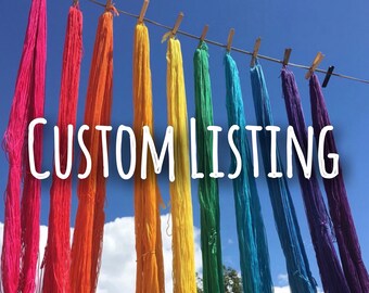 Listing for Patricia - Bamboo Yarn