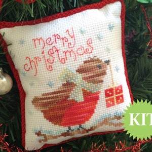 KIT Christmas Robin Cross Stitch