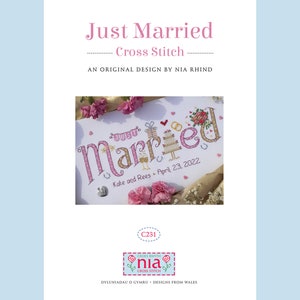 Just Married Wedding - Digital Downloadable PDF Pattern - Etsy UK