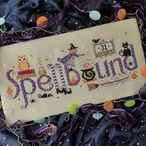 Patrón PDF de punto de cruz de Halloween de Spellbound Descarga digital
