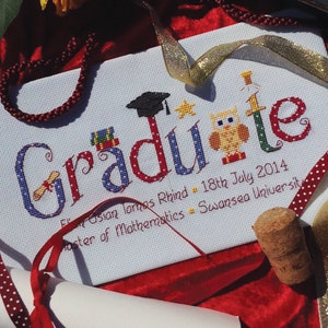 GRADUATE: aanpasbare kruissteekkaart: pdf-patroon in digitaal formaat